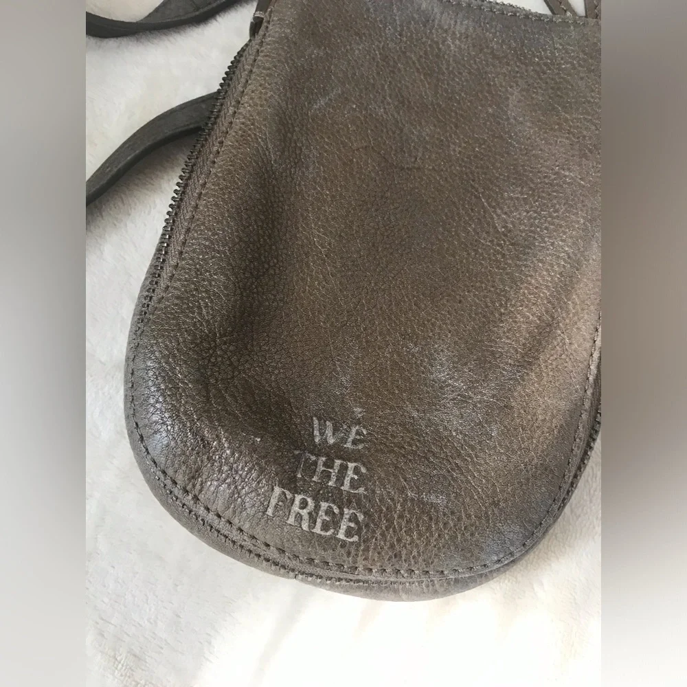 We The Free Brown Crossbody Phone Pouch